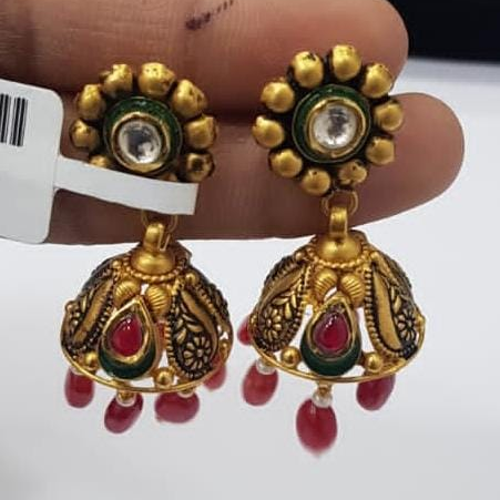 Antique Gold Jhumki