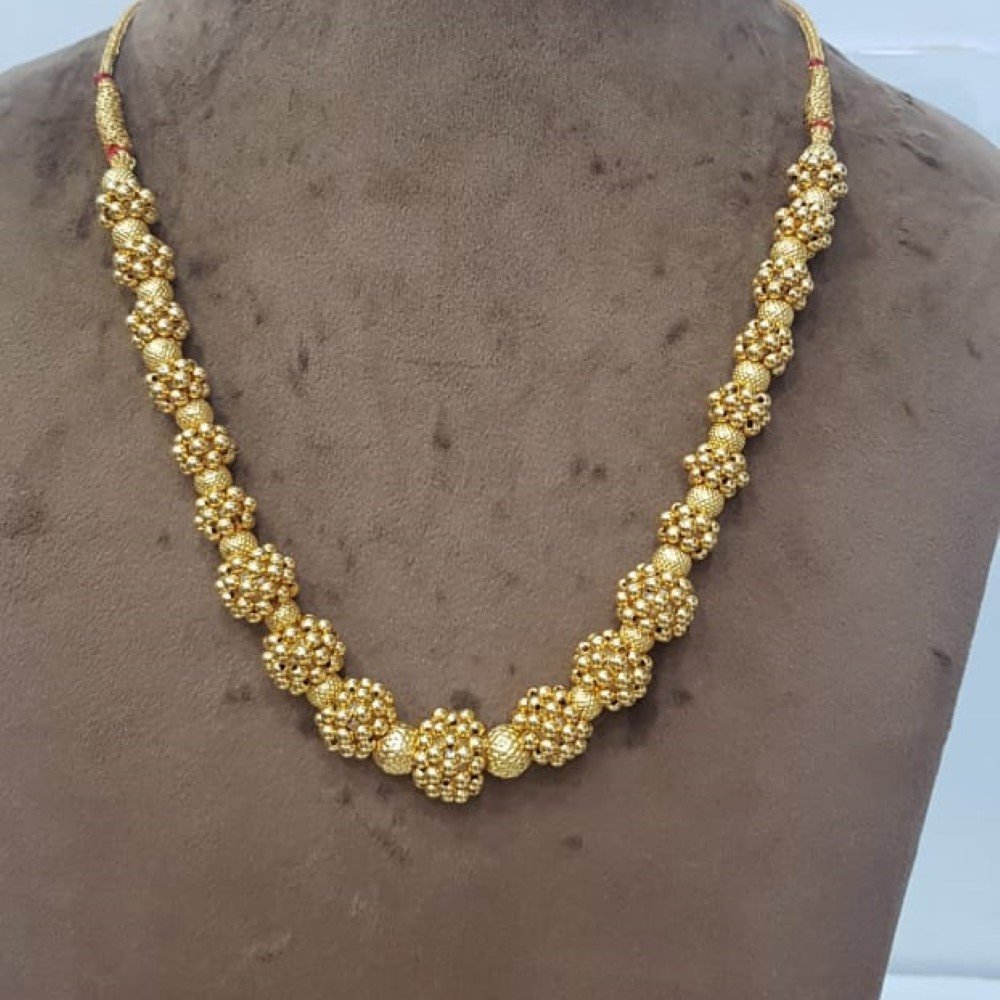 22k Gold Unique Necklace SJJGN41