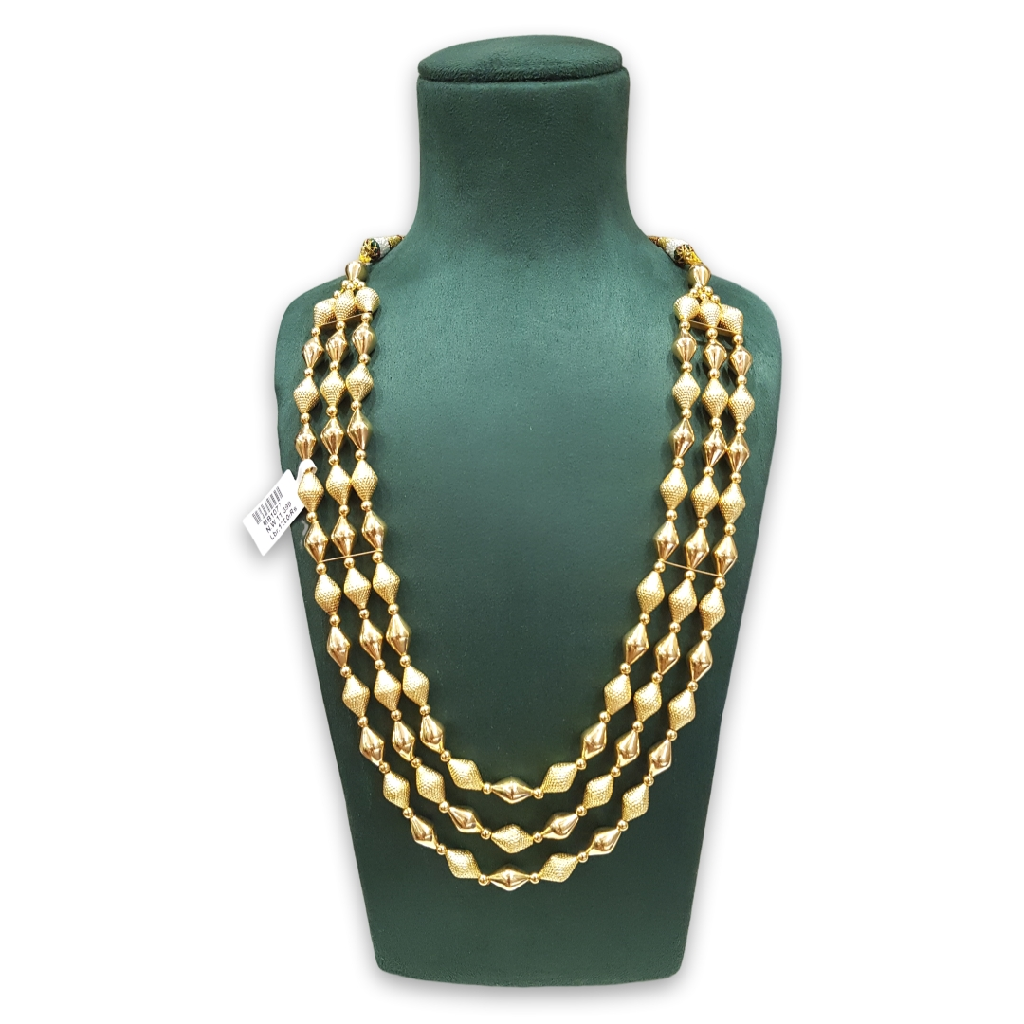 3 Layer Gold Matar Mala